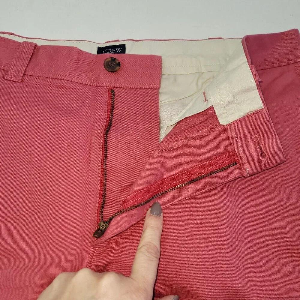 J Crew Shorts Mens 33 Red 9